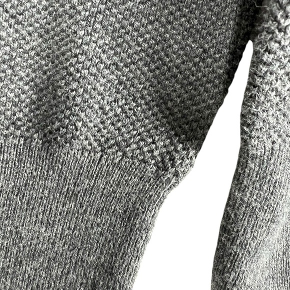 Knit for J.CREW Men's Cotton Poque-stitch Textured Cotton Crewneck Sweater Large - Picture 8 of 8